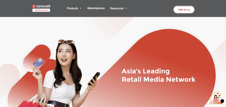 Carousel Media Group 홈페이지