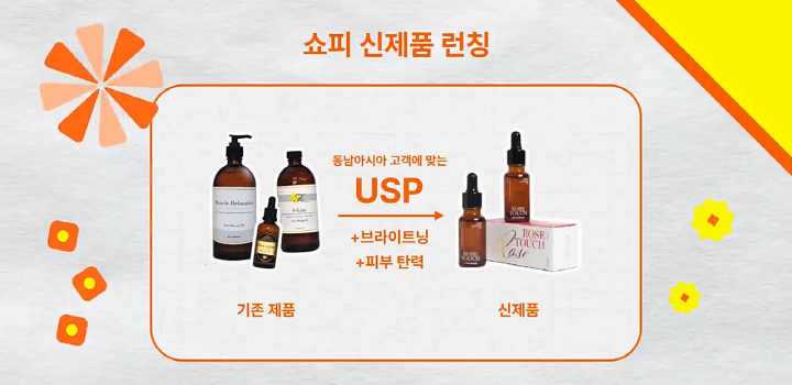 오도라타에서 런칭한 쇼피 전용 신제품